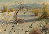 Lot# 094 William Darling (1882-1963)		

William Darling (1882-1963 Laguna Beach, CA), The Victim, Desert Landscape, est:$2000/3000