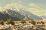 Lot# 098 Paul Grimm (1891-1974)		

Paul Grimm (1891-1974 Palm Springs, CA), Front Yard of San Jacinto, est:$3000/4000