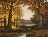 Lot# 110 Robert W. Wood (1889-1979)		

Robert W. Wood (1889-1979 Bishop, CA), Autumn Landscape, est:$3000/5000