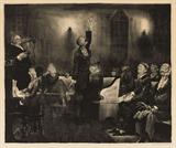 Lot# 146 George Wesley Bellows (1882-1925)		

George Wesley Bellows (1882-1925 New York, NY), Prayer Meeting, est:$1000/2000