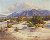 Lot# 154 Paul Grimm (1891-1974)		

Paul Grimm (1891-1974 Palm Springs, CA), Colorful Growths, Blooming Desert Landscape, est:$2000/3000