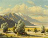 Lot# 155 Paul Grimm (1891-1974)		

Paul Grimm (1891-1974 Palm Springs, CA), Among the Smoke Trees, est:$2500/3500