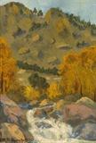 Lot# 159 Alexis M. Podchernikoff (1886-1933)		

Alexis M. Podchernikoff (1886-1933 Pasadena, CA), River Running Through a Mountain Landscape, est:$800/1200