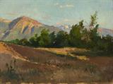 Lot# 160 Franz A. Bischoff (1864-1929)		

Franz A. Bischoff (1864-1929 Arroyo Seco, CA), Sunlit Mountains and California Landscape, est:$8000/12,000