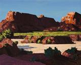 Lot# 198 Conrad Buff (1886-1975)		

Conrad Buff (1886-1975 Laguna Beach, CA), Rock Canyon, est:$5000/7000