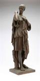 Lot# 1017 A patinated bronze figure of a classical maiden, Barbedienne 









Late 19th century, the base marked ''F. Barbedienne Fondeur'' and stamped to side with A. Collas ''Reduction Machanique'' pastille, depicted standing against a tree stump, on a rectangular base, overall. 27'''' H x 8'' W x 6.75'' D. est:$3000/5000