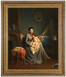 Lot# 1024 Alexandre Legrand (1822-1901 French) 









Mother and Child After a Bath. 21.5'' H x 17.5'' W. est:$2000/3000