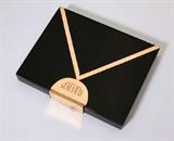 Lot# 1036 A black enamel minaudiere 









Circa 1945, engraved 'Genevieve', closure tested for 14K yellow gold with silver and gold tone compartments; includes comb, lighter, powder and lipstick and glass covered compartment. 6'' H x 4.75'' W x 0.75'' D. est:$1000/1500