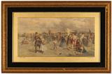 Lot# 1083 Charles Green (1840-1898 British) 









''Little Nell'', Figures at a Fair. sight size: 8'' H x 15.5'' W. est:$500/700