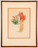 Lot# 1142 After Marc Chagall (1887-1985 French / Russian) 









Illustration from Claire Goll's ''Journal d'un Cheval''. sight size: 12'' H x 9'' W. est:$600/800