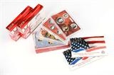 Lot# 1002 Group lot US Mint Silver Proof Sets
First: Two sets of 2008 United States Mint Silver Proof Sets; Second: One 2009 United States Mint Silver Proof Set; Third: Two 2010 United States Mint America The Beautiful Quarters Silver Proof Sets (5 sets total), est:$ 250/350