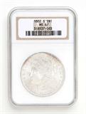 Lot# 1016 1882 S Morgan $1 Dollar Silver Coin, MS 67
NGC# 318537-003, NGC Graded Population 65307, NGC Census 1730/92, NGC PRICE GUIDE: $970.00