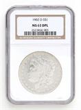 Lot# 1038 1902 O Morgan $1 Dollar Silver Coin, MS 63 DPL
NGC# 2523456-001, NGC Graded Population 144, NGC Census 54/73, NGC PRICE GUIDE: $375.00