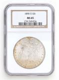 Lot# 1050 1898 O Morgan $1 Dollar Silver Coin, MS 65
NGC# 1741749-036, NGC Graded Population 3621, NGC Census 48/6, NGC PRICE GUIDE: $238.00