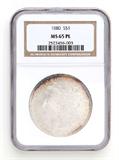 Lot# 1054 1880 Morgan $1 Dollar Silver Coin, MS 65 PL
NGC# 2523456-003, NGC Graded Population 236, NGC Census 22/6, NGC PRICE GUIDE: $1,500.00