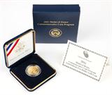 Lot# 1083 2011 P U.S. Medal of Honor $5 Gold Coin, 8.359 grams nominal
Ungraded, est:$300/500