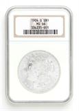 Lot# 1111 1904 O Morgan $1 Dollar Silver Coin, MS 66
NGC# 334235-001, NGC Graded Population 106566, NGC Census 1362/88, NGC PRICE GUIDE: $444.00