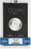 Lot# 1141 1884 CC U.S. Mint Issued Carson City Uncirculated Morgan $1 Dollar Silver Coin, GSA HOARD MS 63
NGC# 1824609-009, US Mint Certificate #83163474, NGC Graded Population 39395, NGC Census 11252/23767, NGC PRICE GUIDE: $244.00