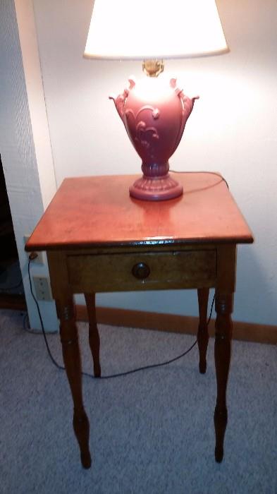 Side table with drawer vintage/antique