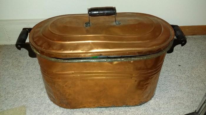 Copper pot and lid