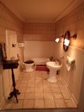 It's an American Victorian home, no bidet!                      The horror!