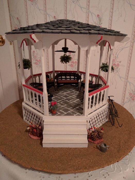 Every menopausal woman needs a gazebo, in regular size, or miniature