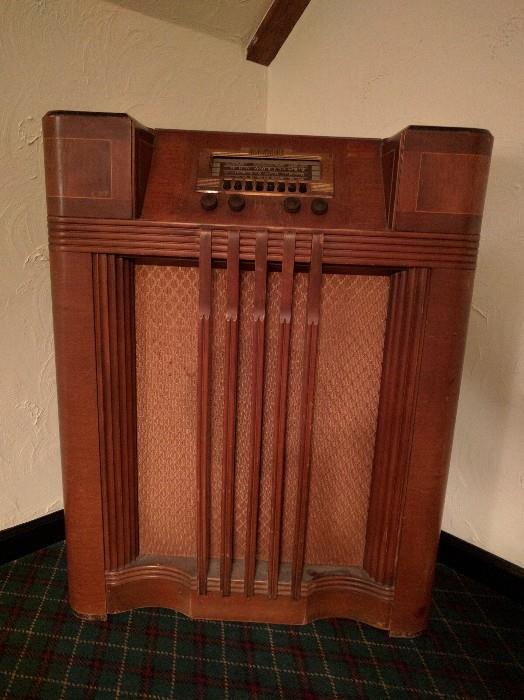One of several old radios