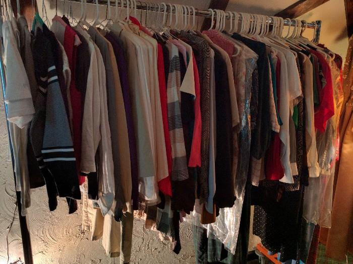 Oh wow, look, another rack of clothes.