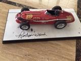 Harry Stevens Roadster – #19 Filter Queen Special – 1956 Indy 500 Winner w/ the following Autographs:  Roger Ward (Driver)

