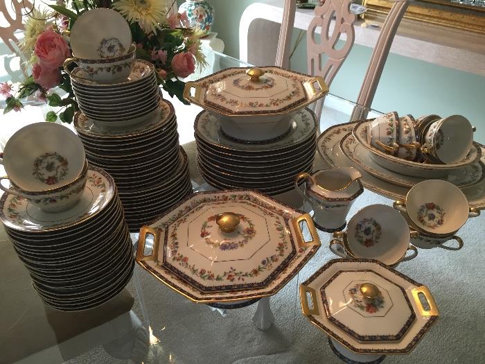 Limoges Chateaudun, 86 pcs