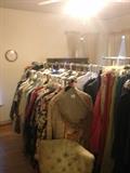 large selection of clothing