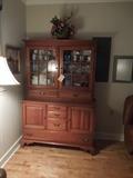 Vintage Cherry China Hutch