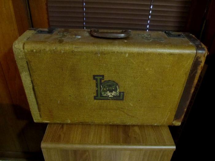 1940's LSU Suitcase
