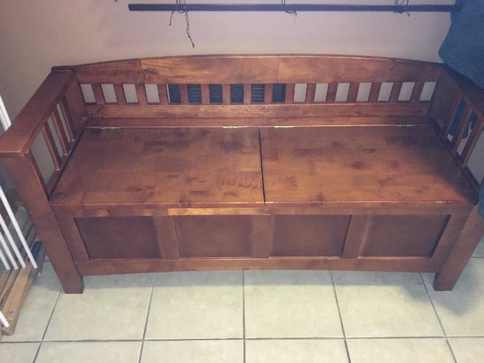 Solid Oak Bench/chest