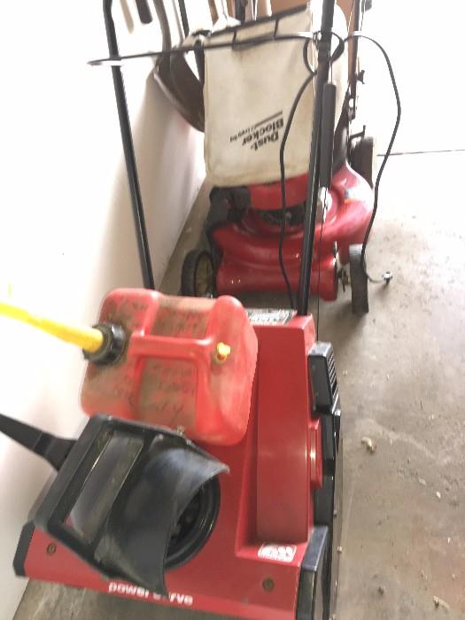 Lawn Mower and Snowblower