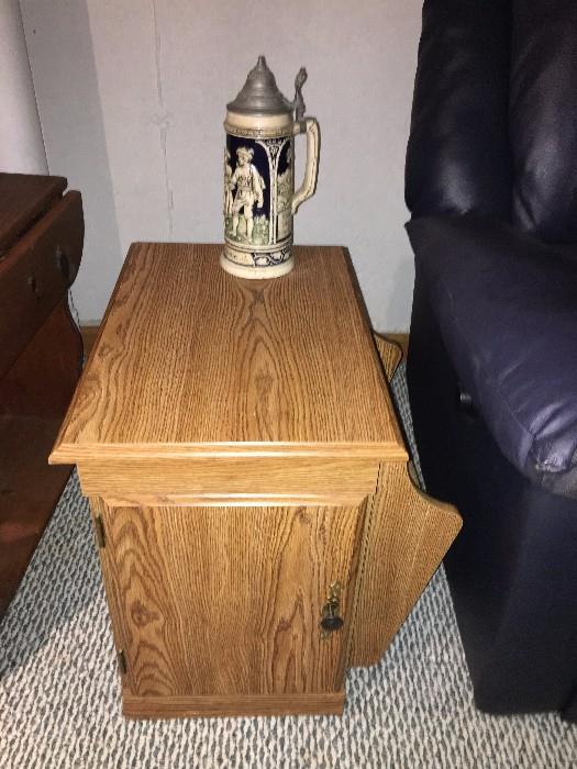 End Table with Cabinet