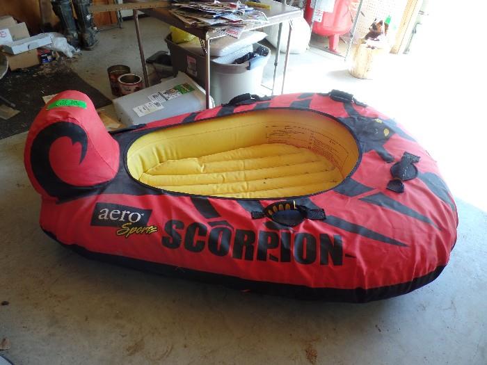 Aero Sport Scorpion Pull Raft ready for summer fun.
