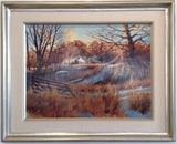 Hugh Greer; "The South Gate"; acrylic, 18"x24"