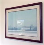 Russell Chatham, b.1941, American, "Winter Light", signed and numbered lithograph, 45"x34"