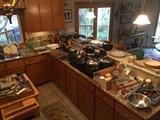 Lots of Kitchen Items, Nice Pots and Pans, lots of gadgets
