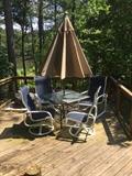 Third Patio Set with Umbrella