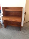Teak Danish modern secretary-style desk in great condition.