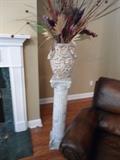 Ornate column stand