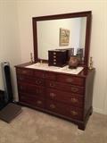 Wild Black Cherry Virginia Galleries  Dresser 53.5 long 33 tall Mirror is 33.5 tall 43 wide 