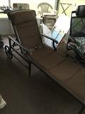 One of 2 loungers 