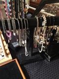 Rhinestone necklaces, vintage necklaces