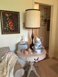 Original art, Mid-C lamp, Drum table, pottery, Japan tea set
