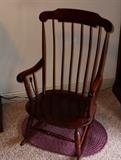 Antique Cherry Wood Rocker