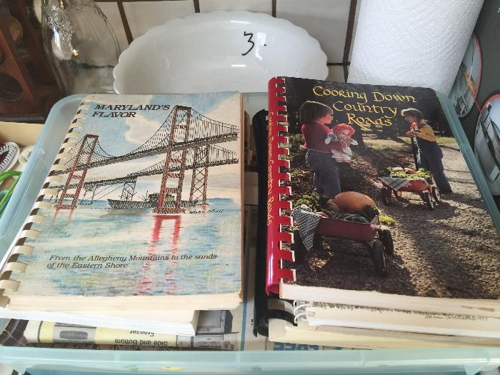 Vintage cook books