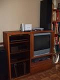 vintage electronics & entertainment center